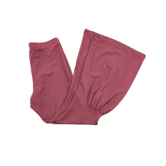 Like an Angel Burgundy Bell Bottom/Flare Pants Pull On Women's Size L - Picture 1 of 6